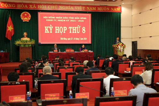 Bế mạc Kỳ họp thứ 8, HĐND tỉnh Đắk Nông khóa IV