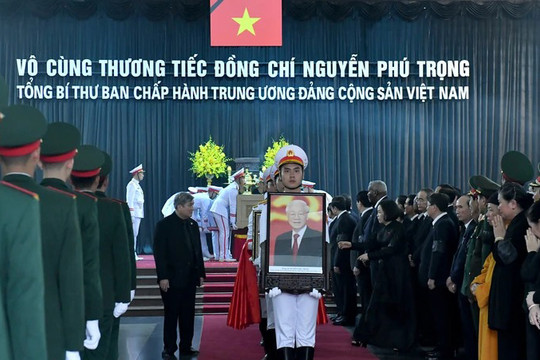 Hàng trăm tổ chức nhân dân toàn thế giới thương xót, chia buồn Tổng Bí thư Nguyễn Phú Trọng từ trần