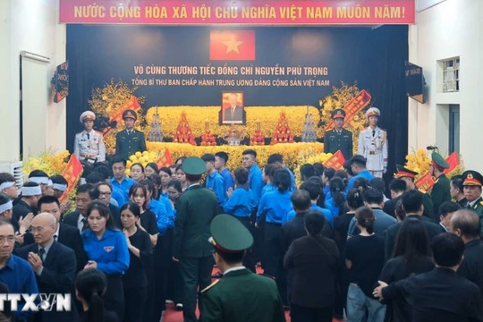 Lễ viếng Tổng Bí thư Nguyễn Phú Trọng ngày 26/7