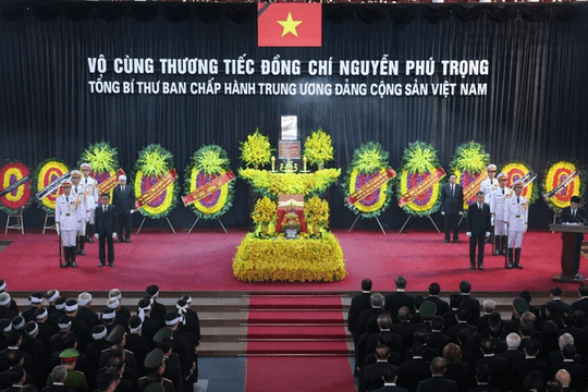 Cử hành trọng thể lễ truy điệu và an táng Tổng Bí thư Nguyễn Phú Trọng