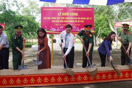 Bộ đội Biên phòng tỉnh Đắk Lắk tổ chức nhiều hoạt động tri ân nhân kỷ niệm 77 năm Ngày Thương binh-Liệt sĩ