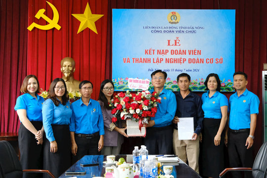 Thành lập Nghiệp đoàn cơ sở đầu tiên tại Đắk Nông