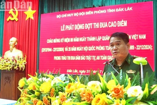 Phát động đợt thi đua cao điểm chào mừng kỷ niệm 80 năm Ngày thành lập Quân đội nhân dân Việt Nam