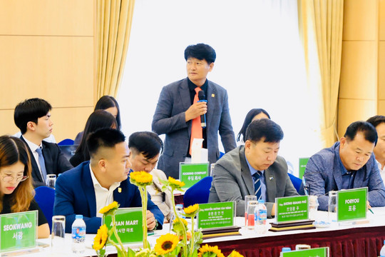 Hội nghị giao thương, kết nối xuất khẩu hàng hóa giữa các doanh nghiệp khu vực Tây Nguyên với doanh nghiệp Hàn Quốc