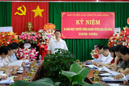 Tổ Văn hóa - Xã hội triển khai xây dựng Báo cáo chính trị Đại hội Đại biểu Đảng bộ tỉnh Đắk Nông lần thứ XIII