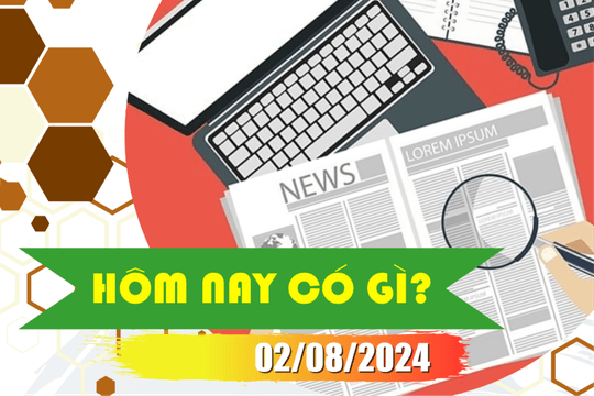 Hôm nay có gì? Ngày 2/8/2024