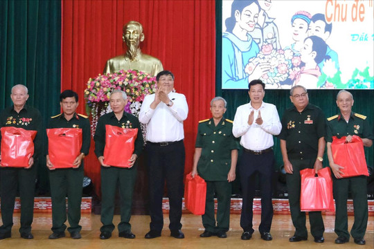 Đắk Nông tuyên dương 100 cựu chiến binh, thương binh tiêu biểu
