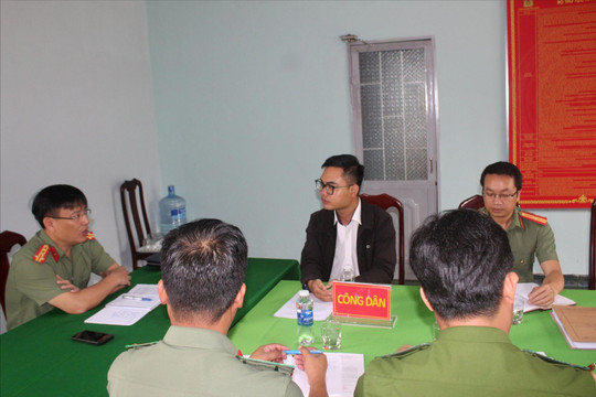 Giám đốc Công an tỉnh Đắk Nông trực tiếp đối thoại giải quyết khiếu nại của công dân