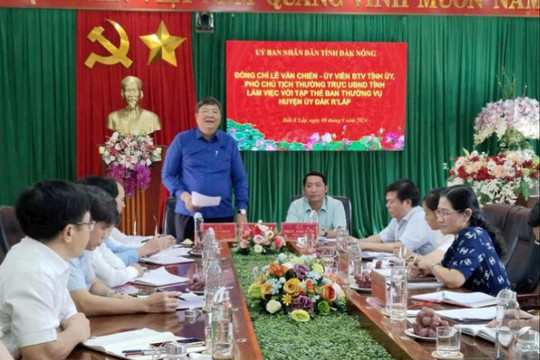 Đắk R’lấp phải bảo đảm nguồn nguyên liệu sản xuất alumin và xây dựng cao tốc