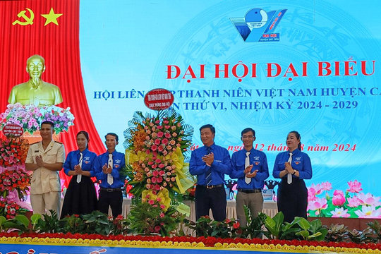 Đại hội đại biểu Hội LHTN Việt Nam huyện Cát Tiên lần thứ VI