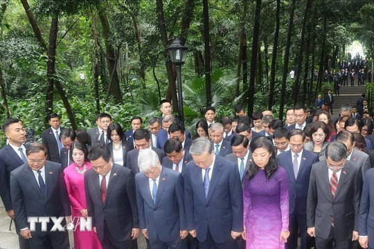 Tổng Bí thư, Chủ tịch nước Tô Lâm thăm Trụ sở Hội Việt Nam Cách mạng Thanh niên