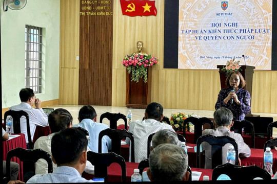 Hơn 100 học viên được trang bị kiến thức pháp luật về quyền con người