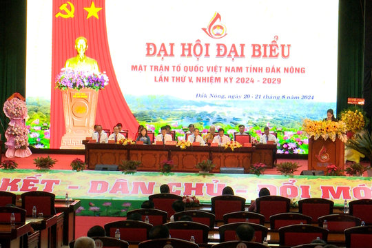 Phiên thứ nhất Đại hội Mặt trận tổ quốc Việt Nam tỉnh Đắk Nông