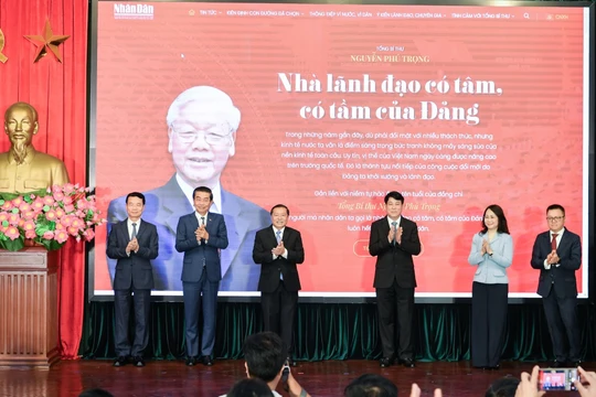 Khai trương Trang thông tin đặc biệt 'Tổng Bí thư Nguyễn Phú Trọng - Nhà lãnh đạo có tâm, có tầm của Đảng'