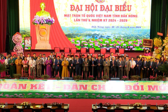Đại hội đại biểu MTTQ Việt Nam tỉnh Đắk Nông lần thứ V