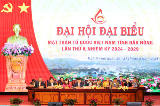Đắk Nông long trọng tổ chức Đại hội đại biểu MTTQ Việt Nam tỉnh lần thứ V
