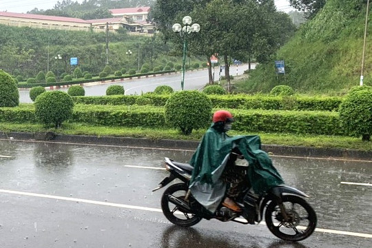 Đắk Nông thời tiết xấu trong ngày khai giảng