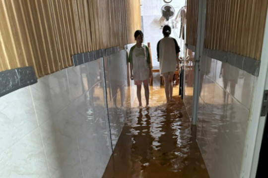 2 gia đình ở Đắk Nông khổ sở vì hễ mưa là ngập nhà