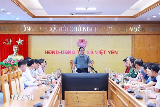 Thủ tướng Phạm Minh Chính chủ trì họp trực tuyến chỉ đạo ứng phó mưa lũ