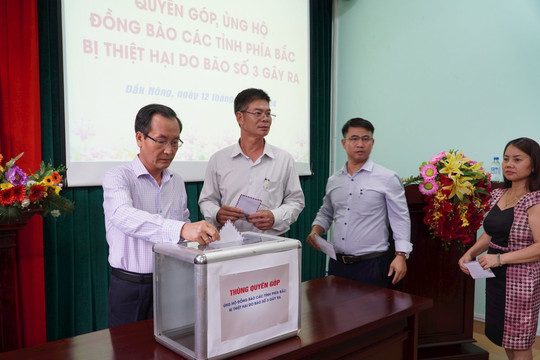 Cơ quan Đảng ủy Khối hoãn hoạt động Tết trung thu để ủng hộ đồng bào phía Bắc