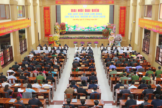 Đại hội đại biểu Hội Luật gia tỉnh Lâm Đồng lần thứ VIII nhiệm kỳ 2024 – 2029