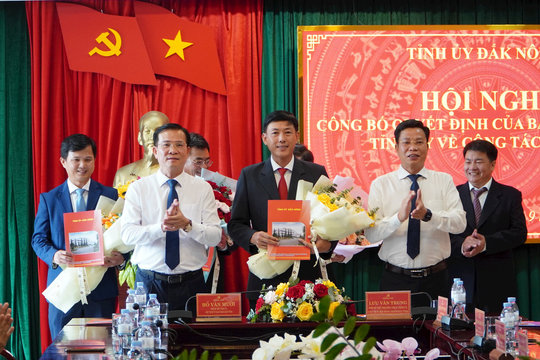 Đồng chí Dương Huy Toàn được điều động, chỉ định giữ chức vụ Bí thư Huyện ủy Tuy Đức