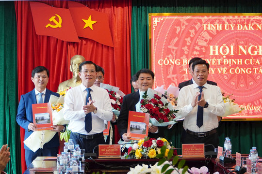 Đồng chí Đặng Thế Hiểu giữ chức vụ Phó Chánh Văn phòng Tỉnh ủy Đắk Nông