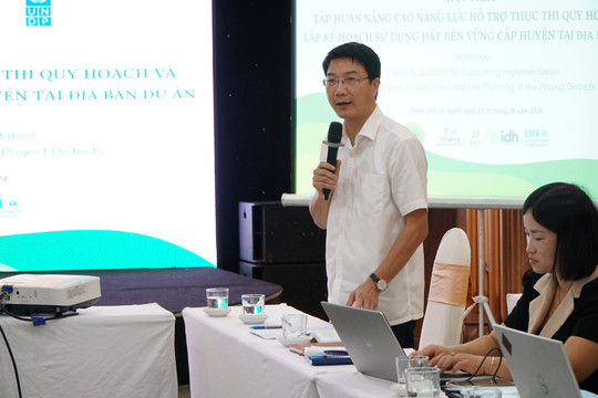Tập huấn nâng cao năng lực quy hoạch sử dụng đất bền vững tại Đắk Nông
