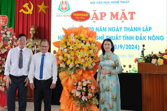 Hội Văn học Nghệ thuật tỉnh Đắk Nông kỷ niệm 20 năm thành lập