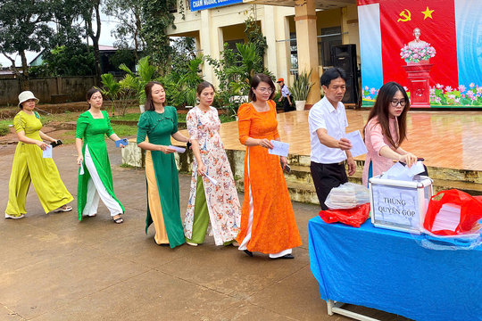 Đắk Nông tiếp nhận gần 14,6 tỷ đồng ủng hộ đồng bào phía Bắc