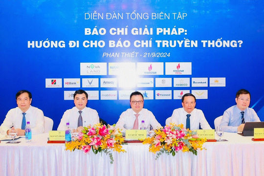 Diễn đàn Tổng Biên tập năm 2024: Báo chí giải pháp giúp báo chí chính thống khẳng định vị thế