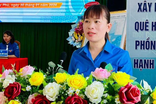 BÍ THƯ HUYỆN ÐOÀN BẢO LÂM HOÀNG THỊ MỸ HẰNG : Tuổi trẻ Bảo Lâm nhận thức rất rõ trách nhiệm của mình với Đảng