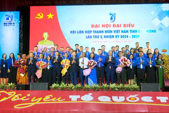 Đại hội đại biểu Hội LHTN Việt Nam tỉnh Đắk Nông lần thứ V