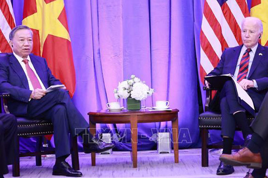 Tổng Bí thư, Chủ tịch nước Tô Lâm gặp Tổng thống Hoa Kỳ Joe Biden