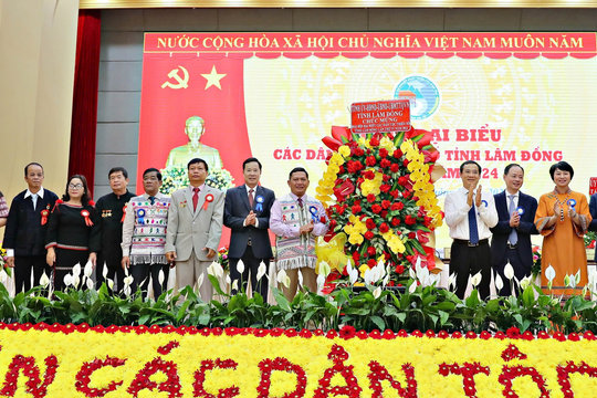 Đại hội đại biểu các dân tộc thiểu số tỉnh Lâm Đồng lần thứ IV, năm 2024 thành công tốt đẹp