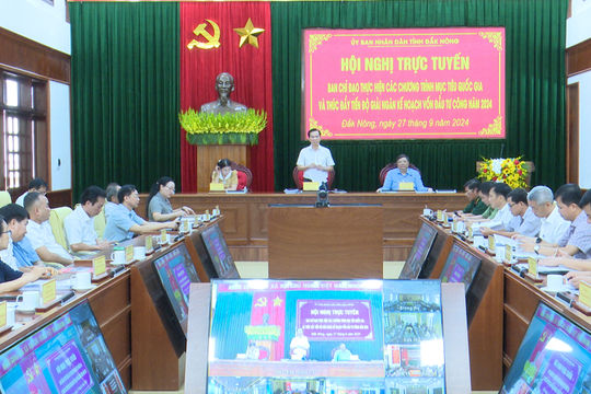 Đắk Nông giải ngân vốn 3 chương trình MTQG mới đạt hơn 50%
