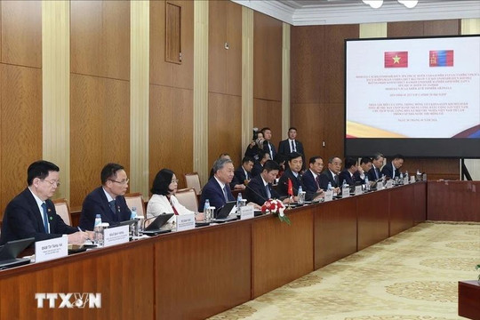 Tổng Bí thư, Chủ tịch nước Tô Lâm hội đàm với Tổng thống Mông Cổ