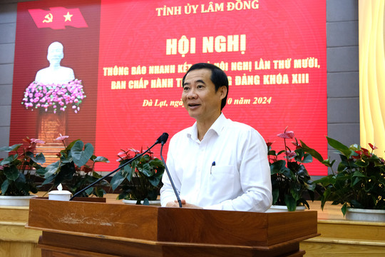 Thông báo nhanh kết quả Hội nghị lần thứ 10, Ban Chấp hành Trung ương Đảng khoá XIII