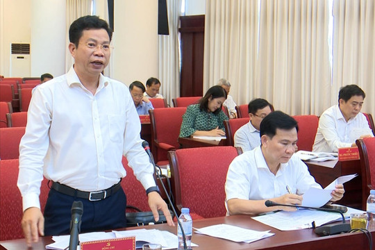 BTV Tỉnh ủy cho ý kiến dự thảo Kế hoạch thực hiện Quy hoạch tỉnh Đắk Nông