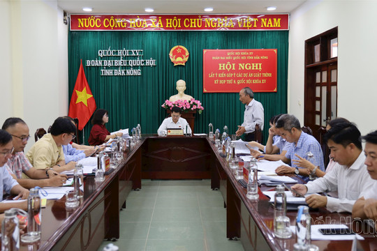 Đắk Nông lấy ý kiến đóng góp Dự án Luật Nhà giáo và Luật Việc làm (sửa đổi)