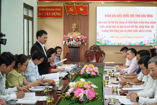 Tỷ lệ phủ kín quy hoạch đô thị ở Đắk Nông mới đạt 15%