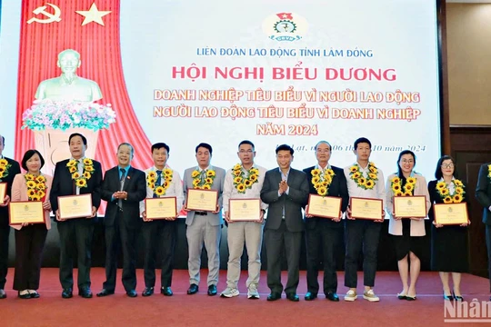 Lâm Đồng biểu dương 53 doanh nghiệp và người lao động tiêu biểu năm 2024