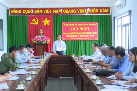 Hội nghị giao ban công tác chỉ đạo, quản lý báo chí quý 3