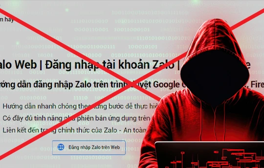 Zalo web bị giả mạo khiến hàng triệu người bị lừa