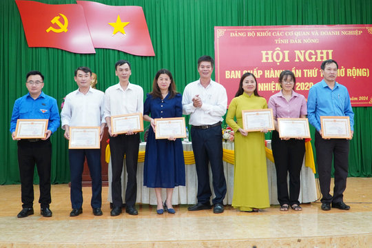 Hội nghị Ban Chấp hành Đảng bộ Khối CCQ - DN tỉnh Đắk Nông lần thứ 17