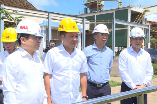Bộ Công thương thực địa tại các dự án alumin, nhôm Đắk Nông
