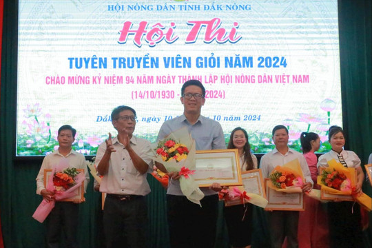 Hội Nông dân Đắk Mil về nhất hội thi tuyên truyền viên giỏi