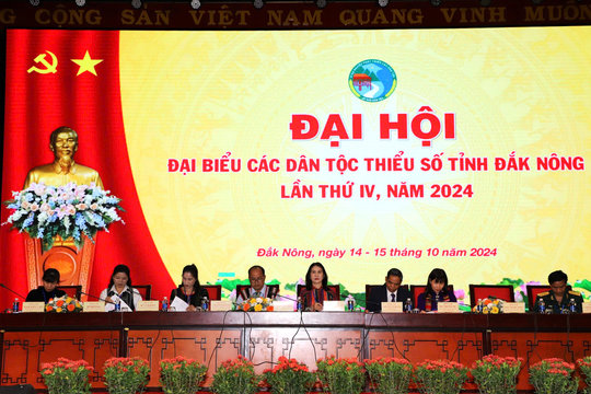 Sáng nay (15/10), diễn ra Phiên chính thức Đại hội Đại biểu các DTTS tỉnh Đắk Nông lần thứ IV