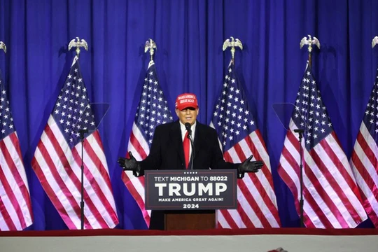 Bầu cử Mỹ 2024: ông Donald Trump dẫn trước sít sao bà Harris tại bang Michigan