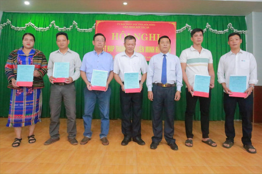Liên minh HTX Đắk Nông kết nạp 8 thành viên mới